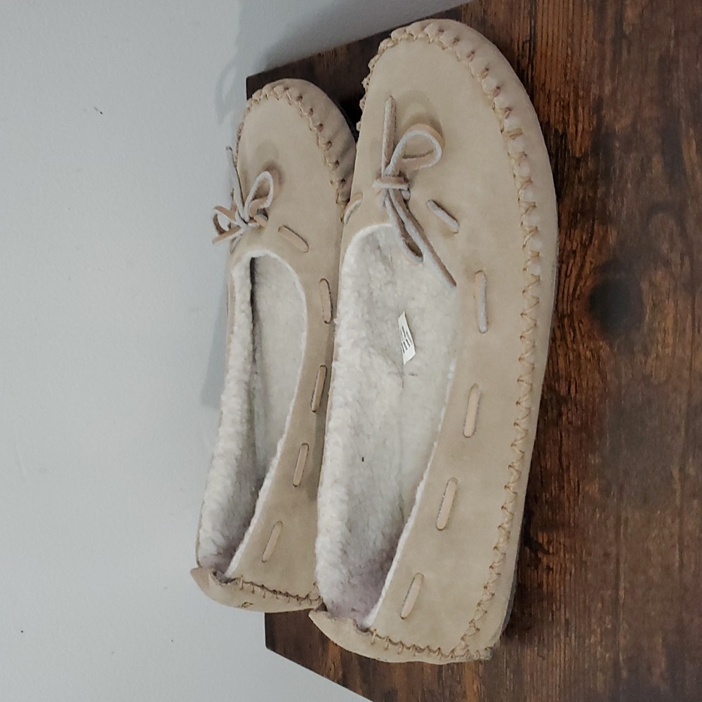 Womens L.L Bean Hearthside Slippers Side 9 Faux Fur Lined - Picture 4 of 9